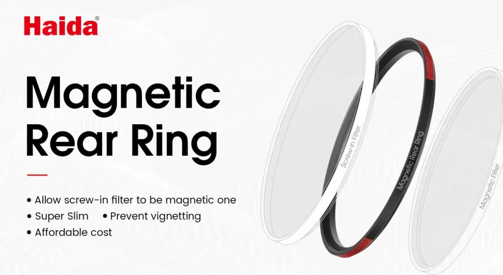 Haida Haida Magnetisk adapterring for bakside – Gjør dine filtre magnetiske