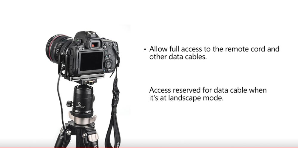 Sunwayfoto Sunwayfoto l-bracket for Canon EOS 6d mark II