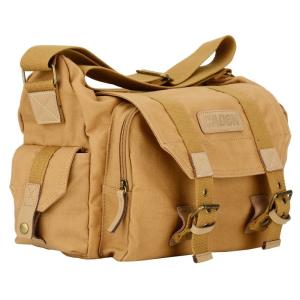 Caden Caden Axelveske for kameraet i canvas khaki 38x2813cm