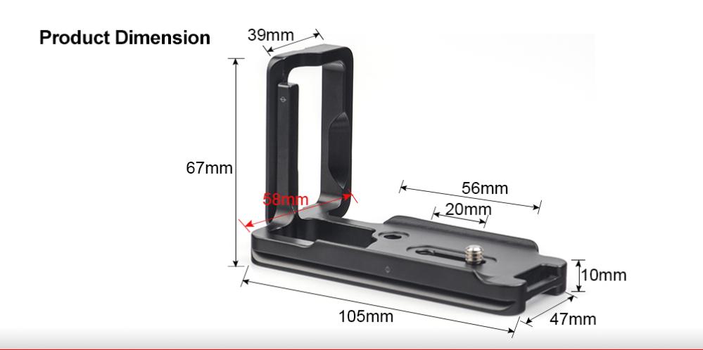 Sunwayfoto Sunwayfoto l-bracket for Canon EOS 6d mark II