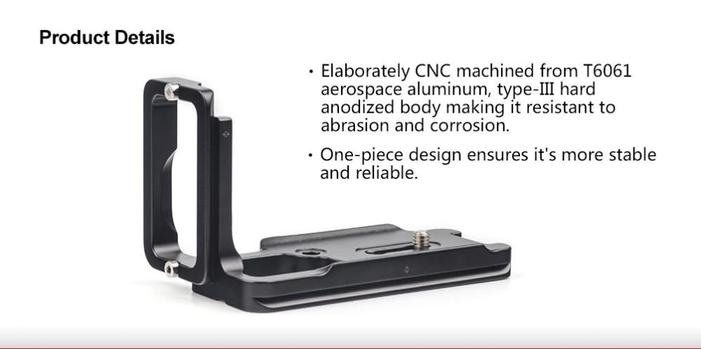 Sunwayfoto Sunwayfoto l-bracket for Canon EOS 6d mark II