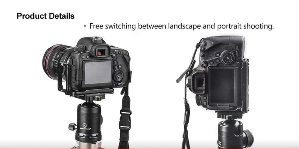 Sunwayfoto Sunwayfoto l-bracket for Canon EOS 6d mark II
