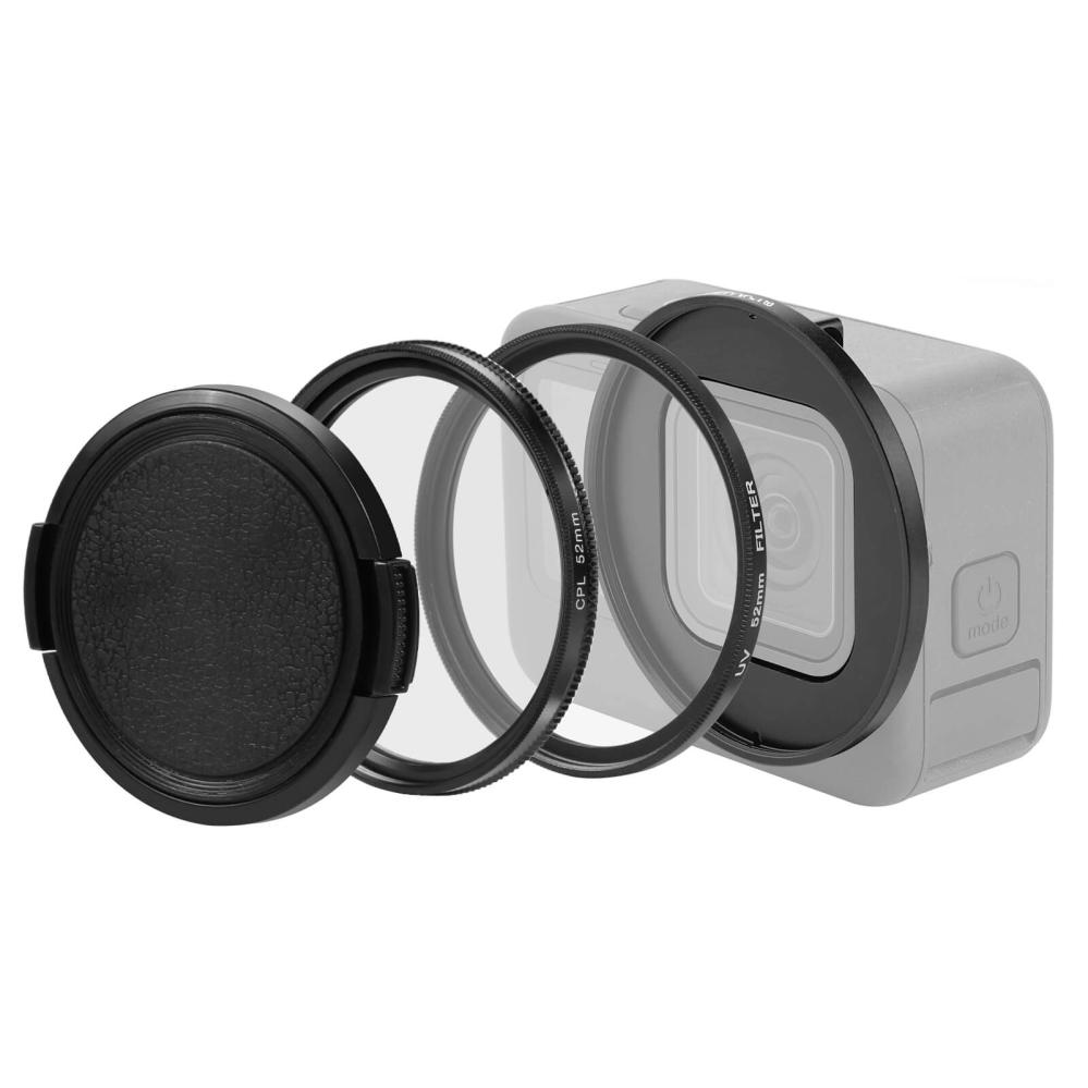 Puluz Puluz 52 mm CPL- og UV-filter med adapter for GoPro Hero12/11
