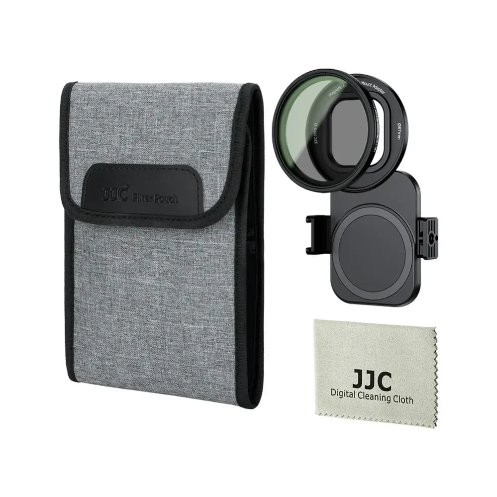 JJC JJC MFS-CPLK Magnetisk Filteradapter & Justerbart ND-Filter for iPhone 14/15/16