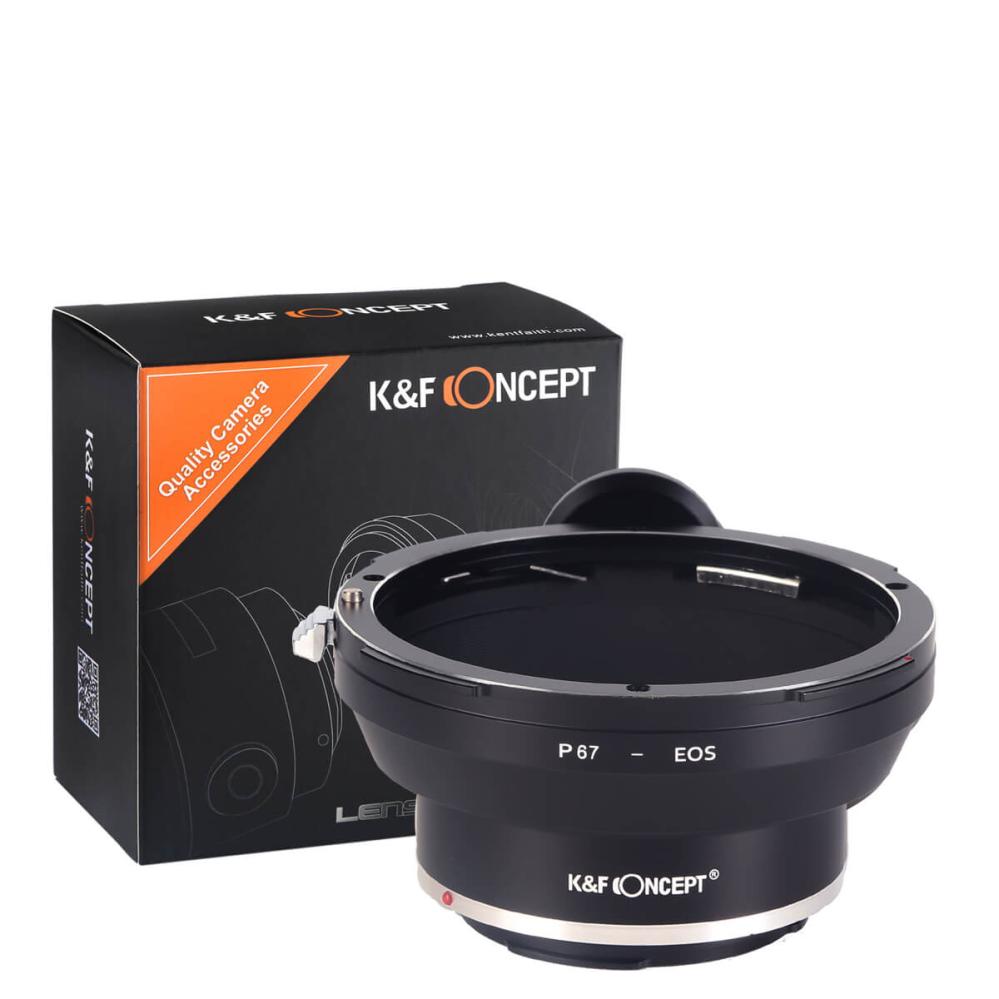 K&F Concept K&F Concept Objektivadapter till Pentax 67 för Canon EOS kamerahus