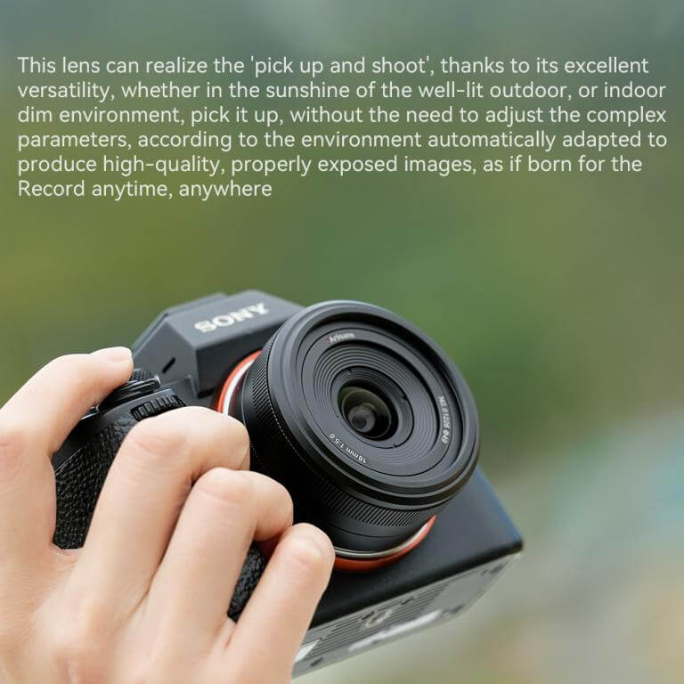7Artisans 7Artisans 18mm f/5.6 objektiv for Sony E Fullformat