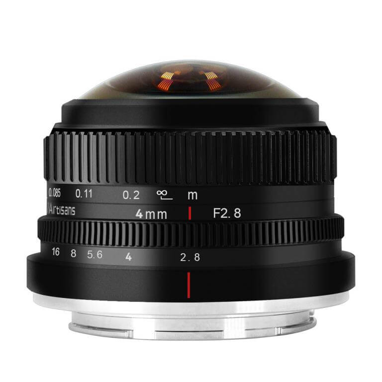 7Artisans 7Artisans 4mm f/2.8 Fisheye-objektiv APS-C for Micro 4/3
