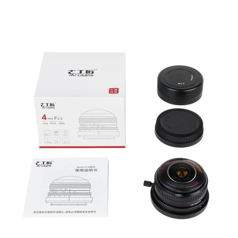 7Artisans 7Artisans 4mm f/2.8 Fisheye-objektiv APS-C for Micro 4/3