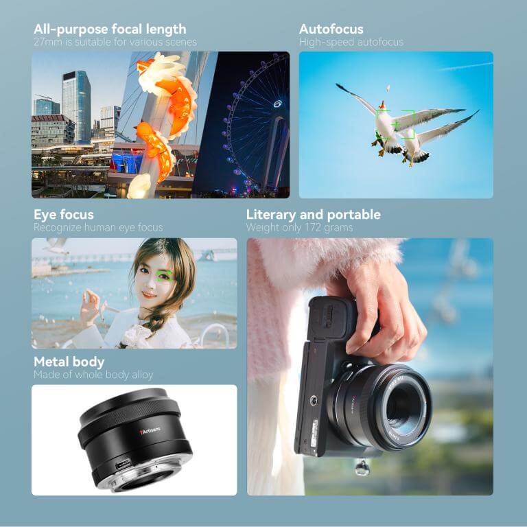 7Artisans 7Artisans AF 27mm f/2.8 objektiv APS-C for Sony E