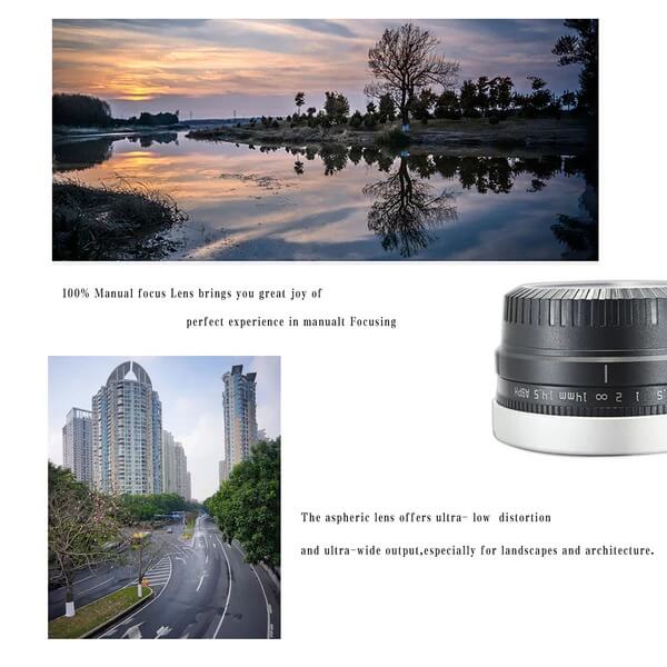AstrHori AstrHori 14mm f/4.5 objektiv APS-C for Canon EOS M Vidvinkel