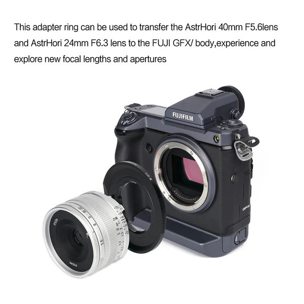 AstrHori AstrHori Objektivadapter for Leica M objektiv for Fujifilm GFX kamerahus