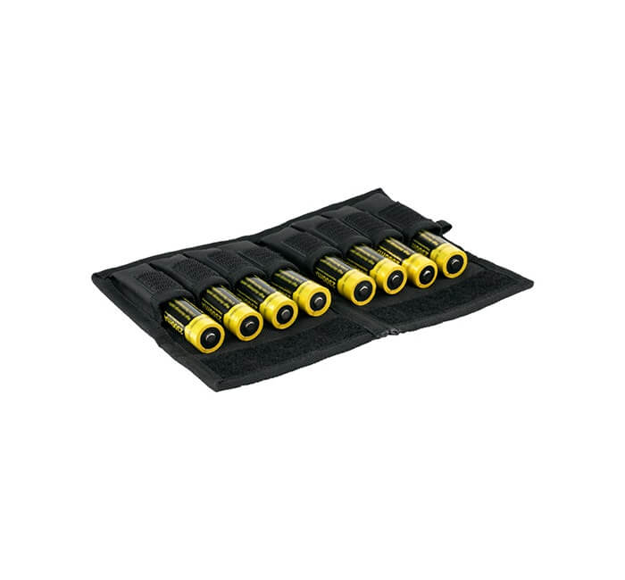 JJC JJC Batterifodral med karbinhake for 8x 18650-batterier & 4x SD/XQD/CF