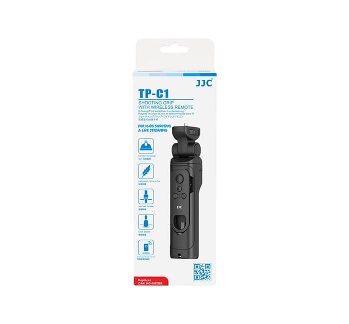 JJC JJC Kombinerat handgrep & Bluetooth fjernkontroll for Canon erstatter BR-E1