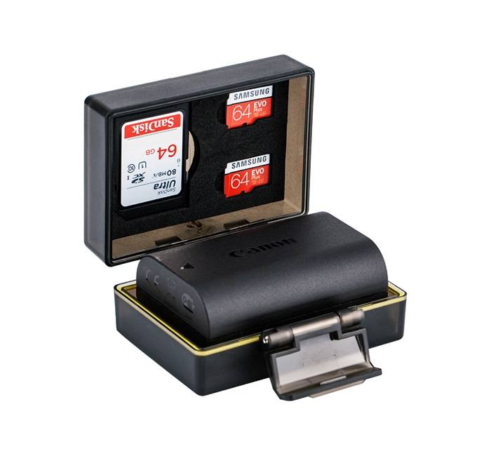 JJC JJC Batteri & minneskortsfodral for 1x batteri + 1x SD + 2x MSD