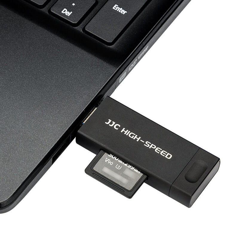 JJC JJC Minnekortleser 3i1 USB 3.1 for SD/SDHC/SDXC minnekort