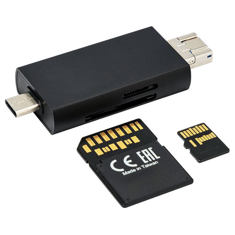JJC JJC Minnekortleser 3i1 USB 3.1 for SD/SDHC/SDXC minnekort