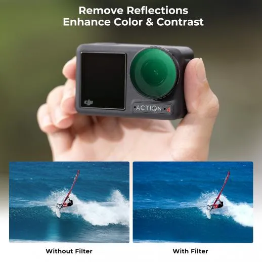 K&F Concept K&F Concept CPL-filter for DJI Osmo Action 4 / 5 Pro