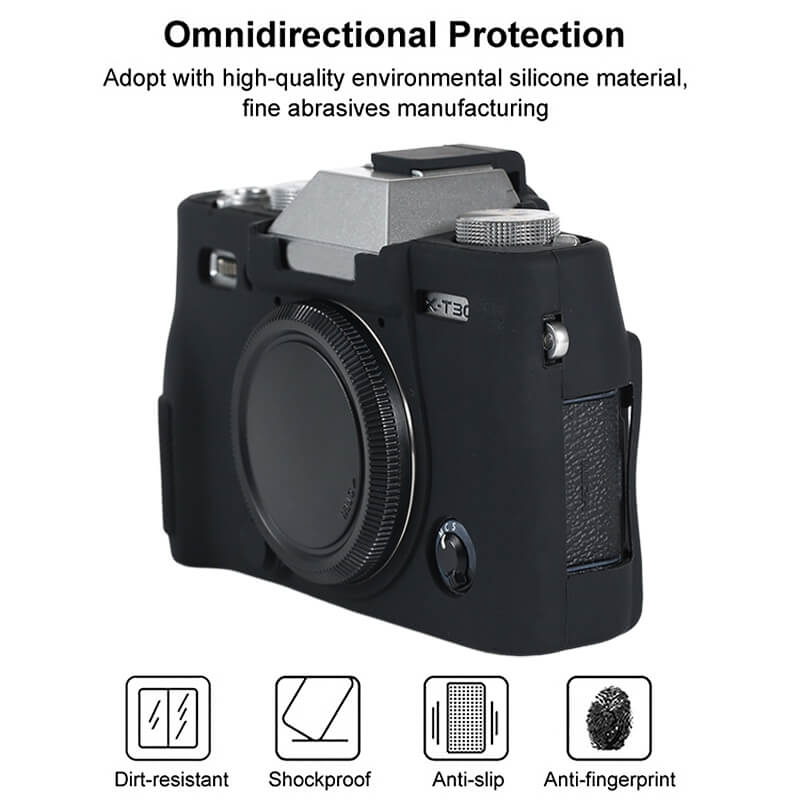 Unbranded Mykt beskyttelsesetuie for Fujifilm X-T30 II av silikon