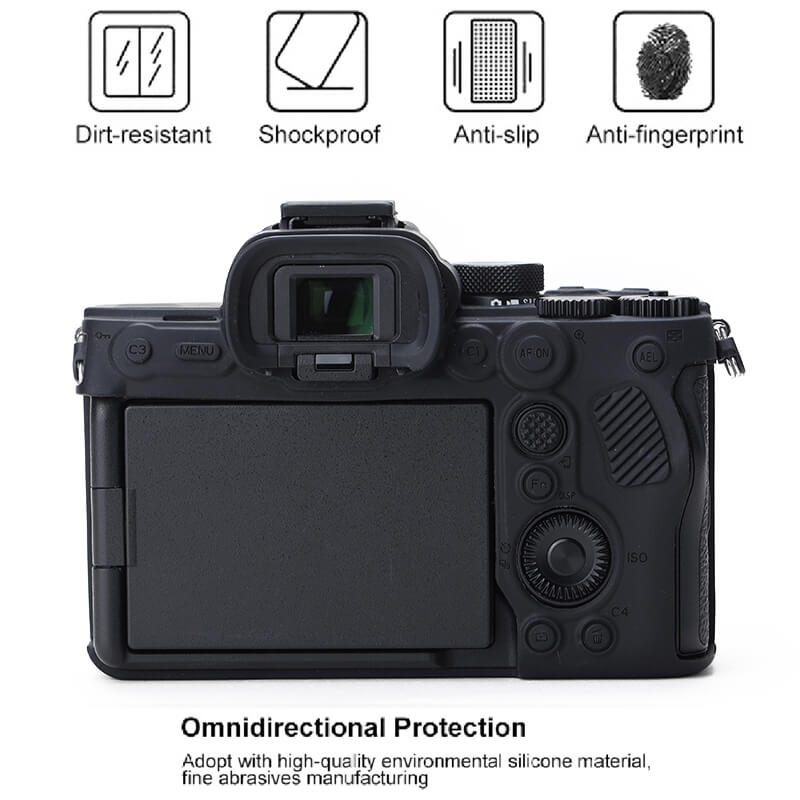 Unbranded Mykt beskyttelsesetuie for Sony A7 IV av silikon