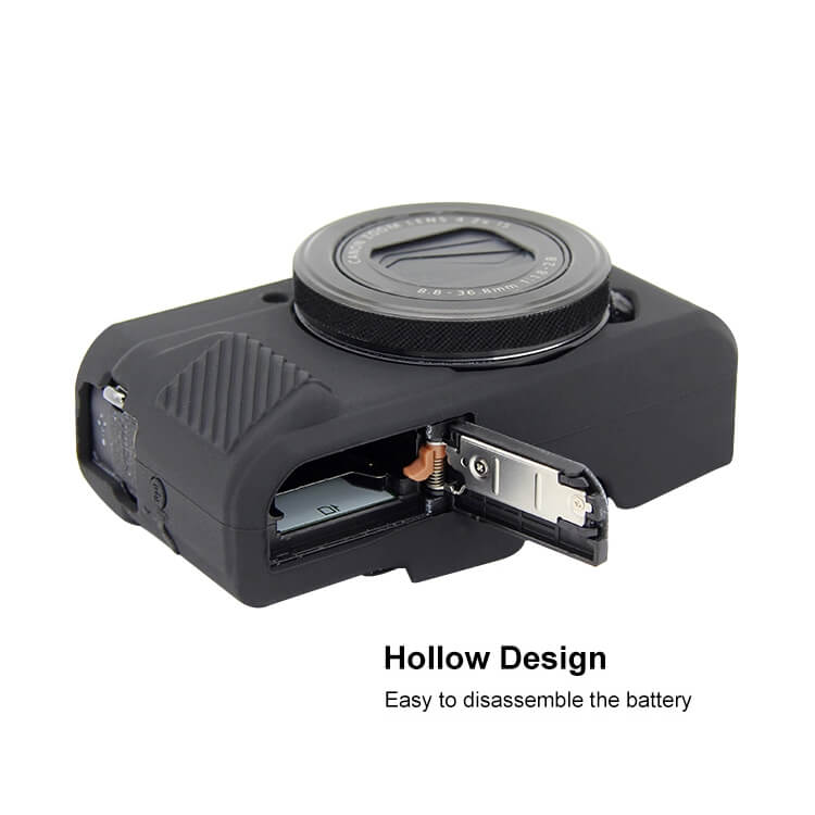 Puluz Puluz Mykt beskyttelsesetuie for Canon EOS G7 X Mark II/III av silikon