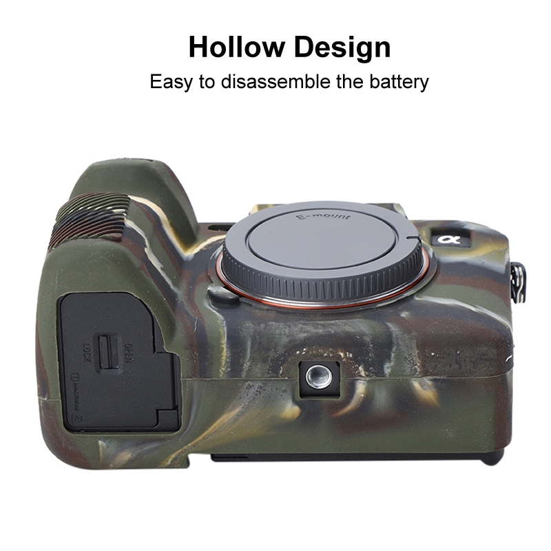 Unbranded Siliconeetui for Sony A7 IV Kamouflage