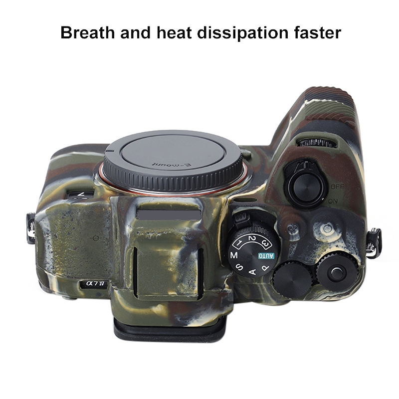 Unbranded Siliconeetui for Sony A7 IV Kamouflage