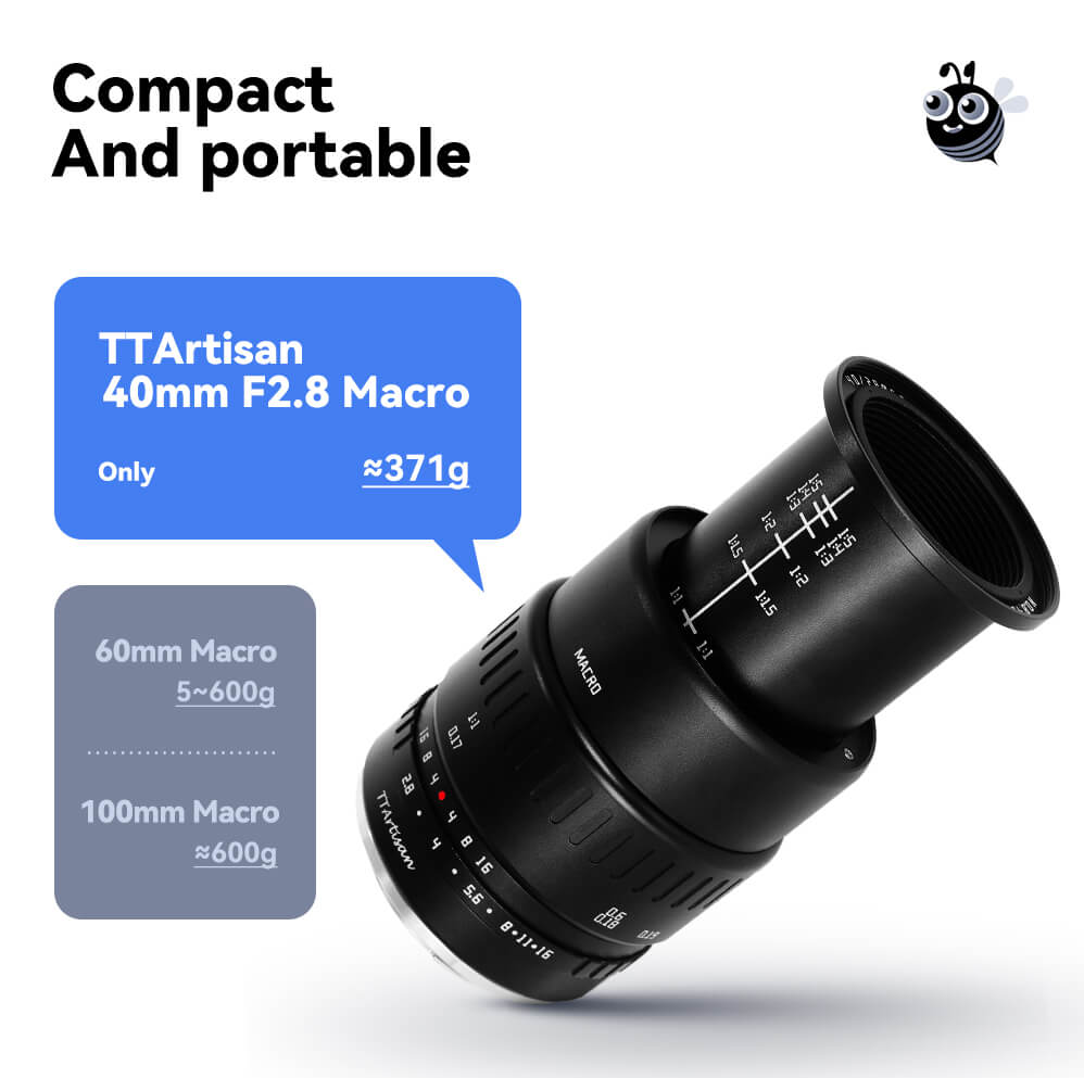 TTArtisan TTArtisan 40mm f/2.8 Makroobjektiv for Micro 4/3