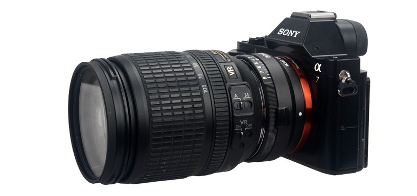 Commlite Commlite Objektivadapter till Nikon F Objektiv for Sony E Kamerahus