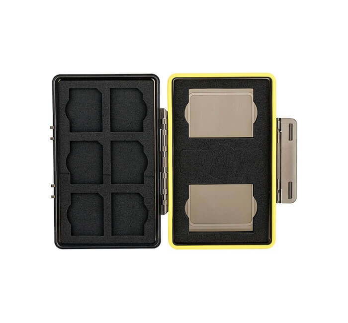 JJC JJC Batteri & minneskortask 6xSD & 2xNP-W126/W126S