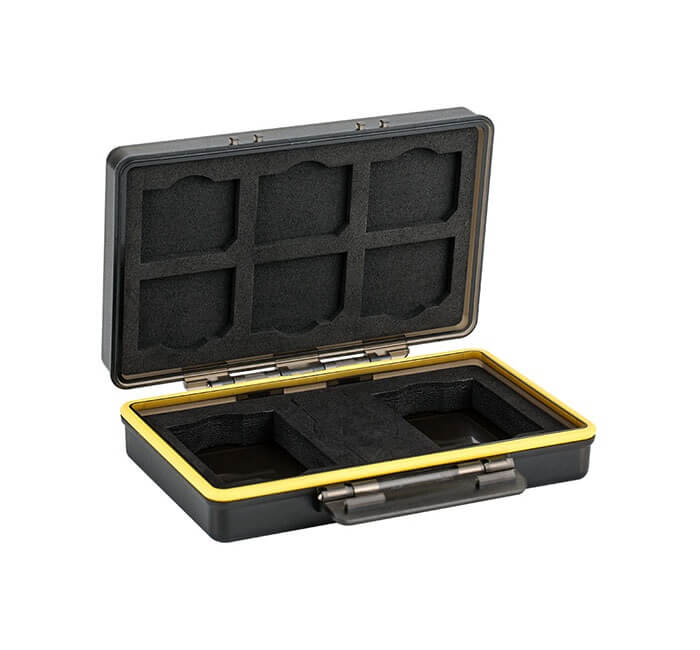 JJC JJC Batteri & minneskortask 6xSD & 2xNP-W126/W126S