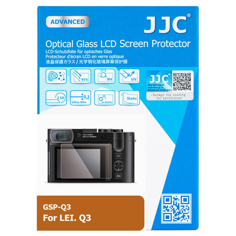 JJC JJC Skjermbeskytter for Leica Q3 optisk glass