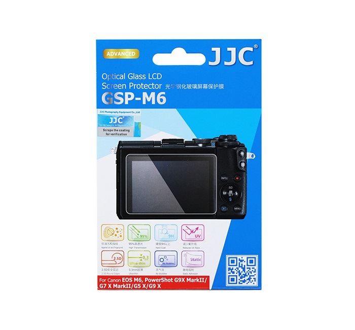 JJC JJC Skjermbeskytter for Canon EOS M6/PowerShot G9XMarkII/G7XMarkII/G5X/G9X