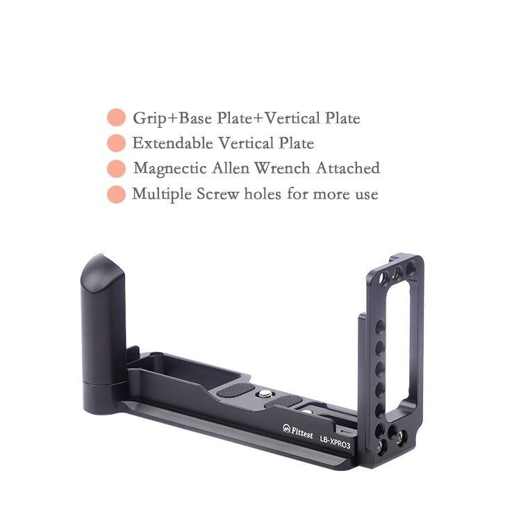 Fittest Fittest l-bracket med håndgrep for Fujifilm X-PRO3