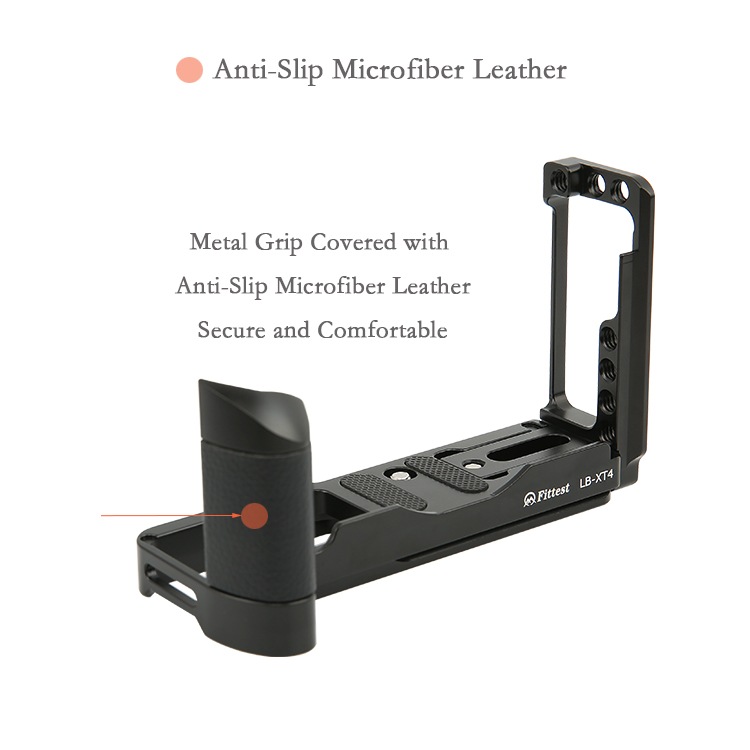 Fittest Fittest l-bracket med håndgrep for Fujifilm X-T4