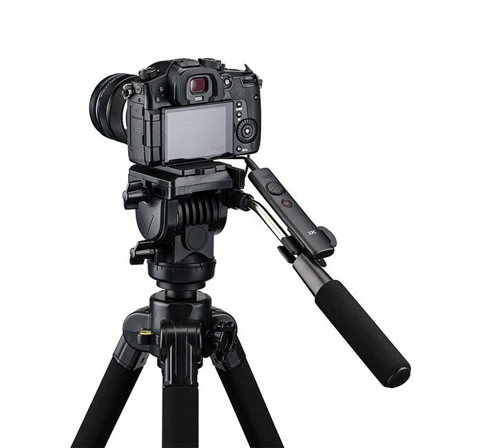 JJC JCC fjernkontroll for Panasonic erstatter DMW-RS2 med klämmfeste