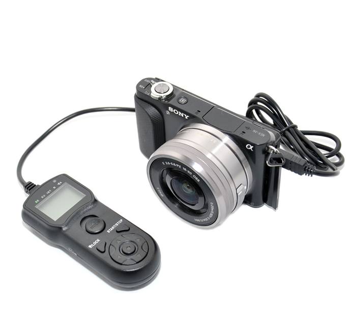 JJC JJC TM-F2 Multifunktionell timer-fjernkontroll for Sony
