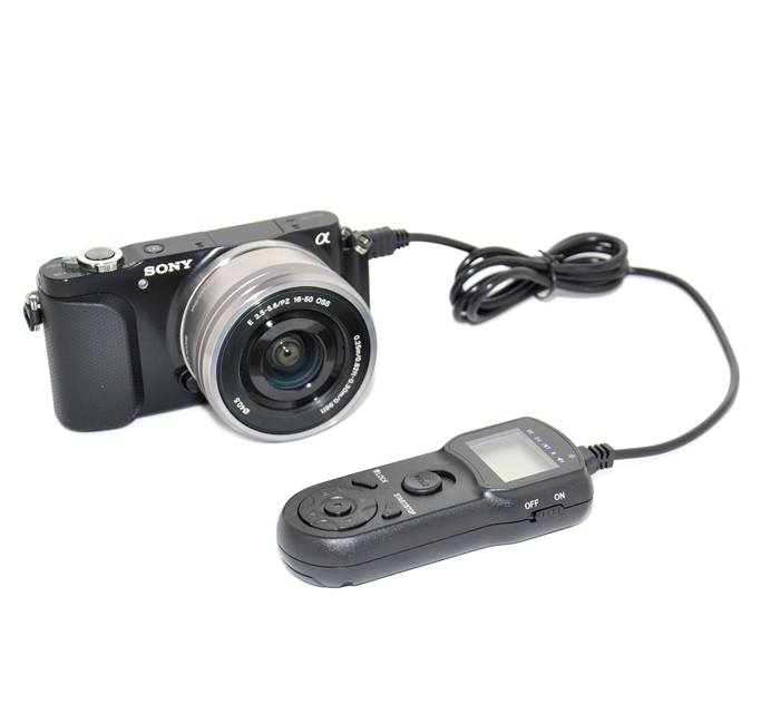 JJC JJC TM-F2 Multifunktionell timer-fjernkontroll for Sony