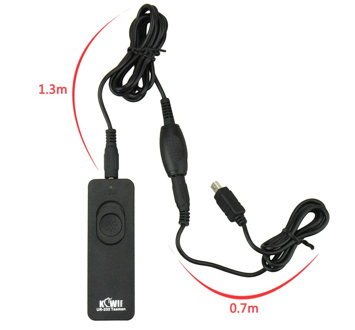 Kiwifotos Kiwifotos trådutløser 70cm slutarkabel + 130cm kabel