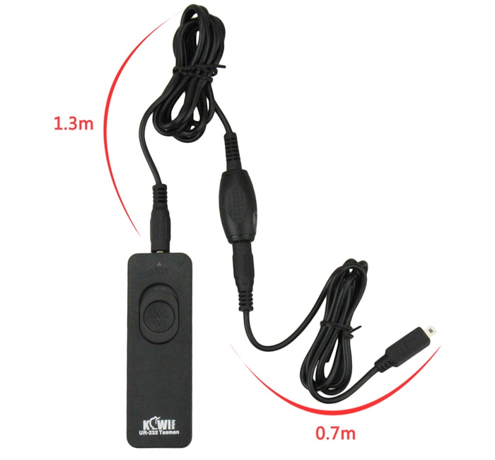 Kiwifotos Kiwifotos trådutløser 70cm slutarkabel + 130cm kabel