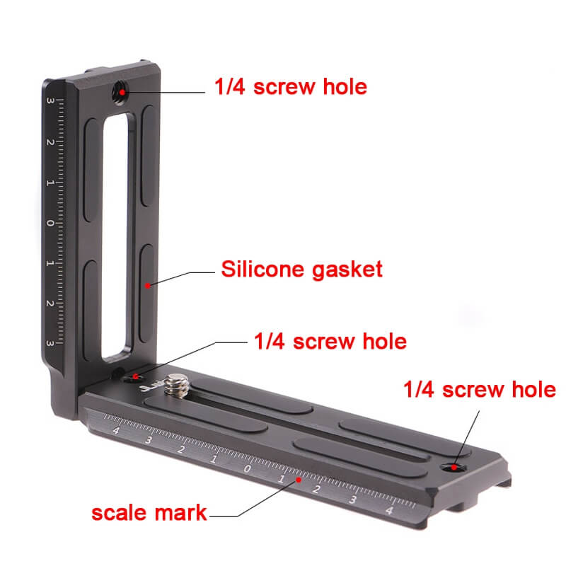 Unbranded L-bracket universal modell for spegellös systemkamera & dji ronin gimbal