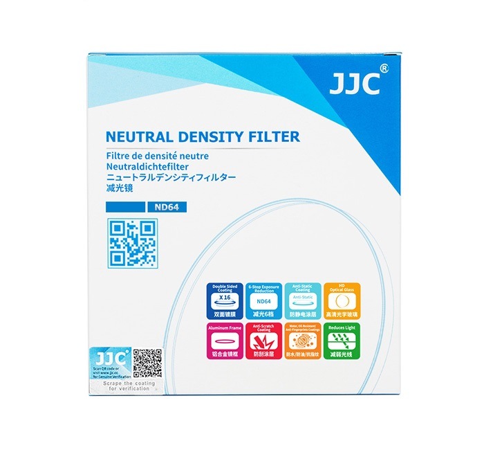 JJC JJC Gråfilter ND64 Multicoating