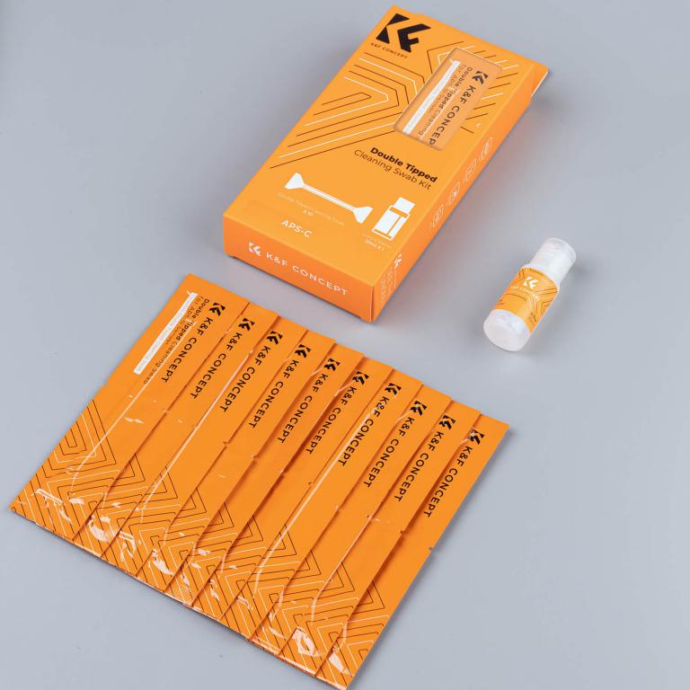K&F Concept K&F Concept 10stk Rengöringsstkickor & rengjøringsvæske for APS-C bildsensor