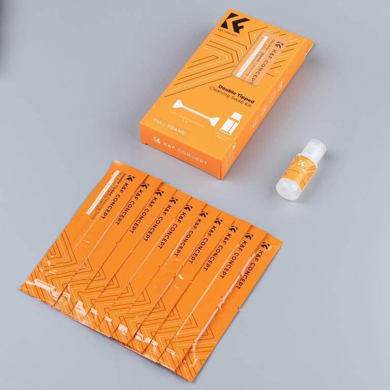 K&F Concept K&F Concept 10stk Rengöringsstkickor & rengjøringsvæske for Fullformat
