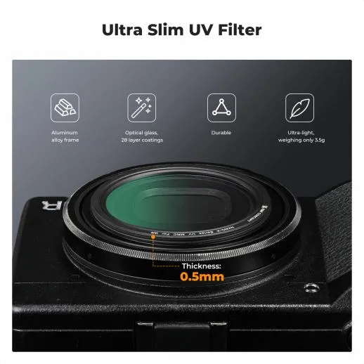 K&F Concept K&F Concept MCUV-filter for Ricoh GR-serien