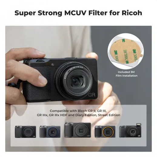 K&F Concept K&F Concept MCUV-filter for Ricoh GR-serien