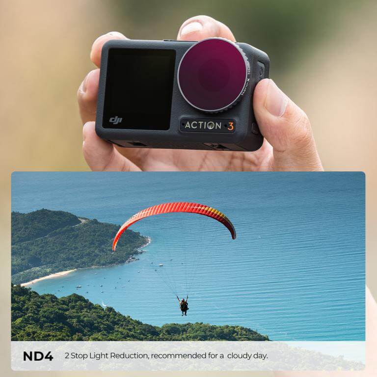 K&F Concept K&F Concept Nano-X ND4-filter for DJI Osmo Action 3