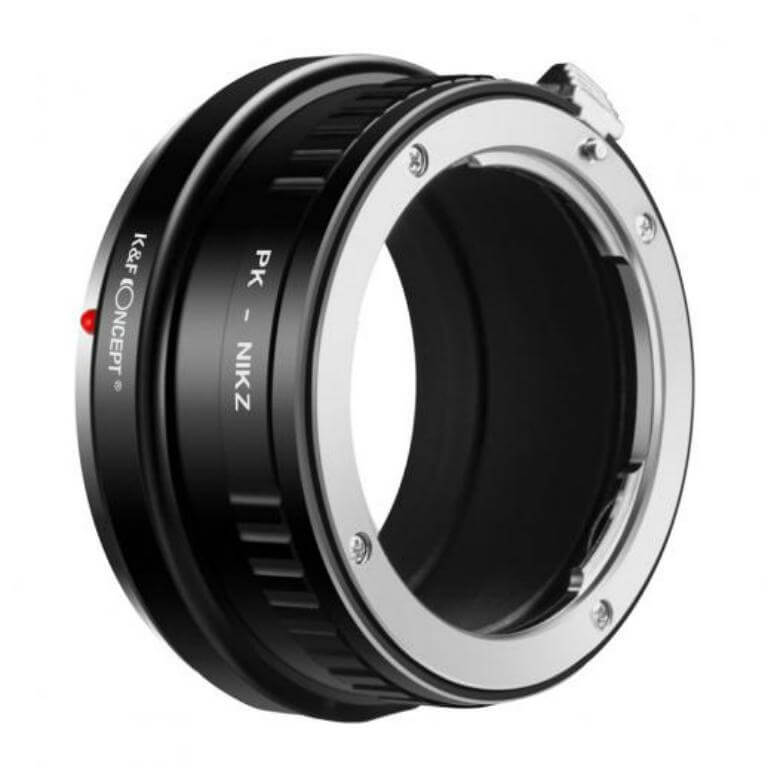 K&F Concept K&F Concept Objektivadapter till Pentax K objektiv for Nikon Z kamerahus