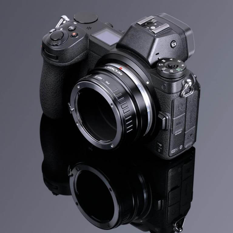 K&F Concept K&F Concept Objektivadapter till Pentax K objektiv for Nikon Z kamerahus