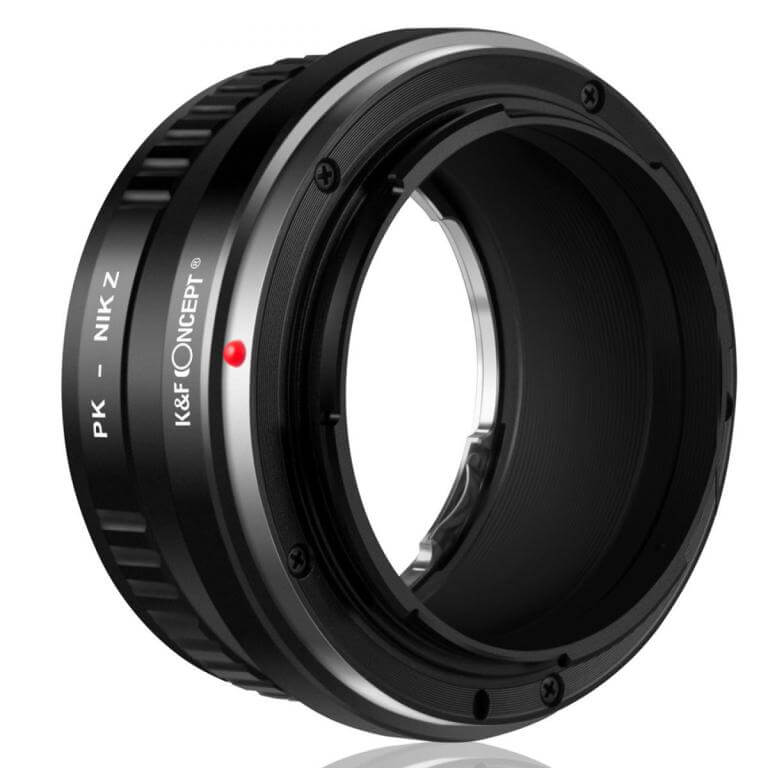 K&F Concept K&F Concept Objektivadapter till Pentax K objektiv for Nikon Z kamerahus