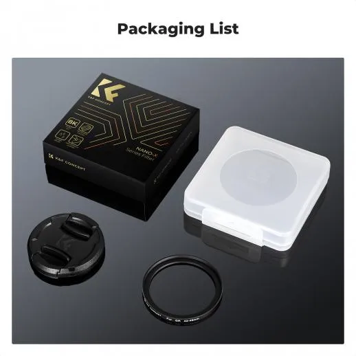 K&F Concept K&F Concept Step Up Ring 42-49 och objektivdeksel for Ricoh GR-serien